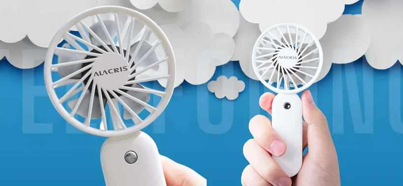 Mini ventilatore da PAURA, lo porti ovunque e non soffri più (Amazon)