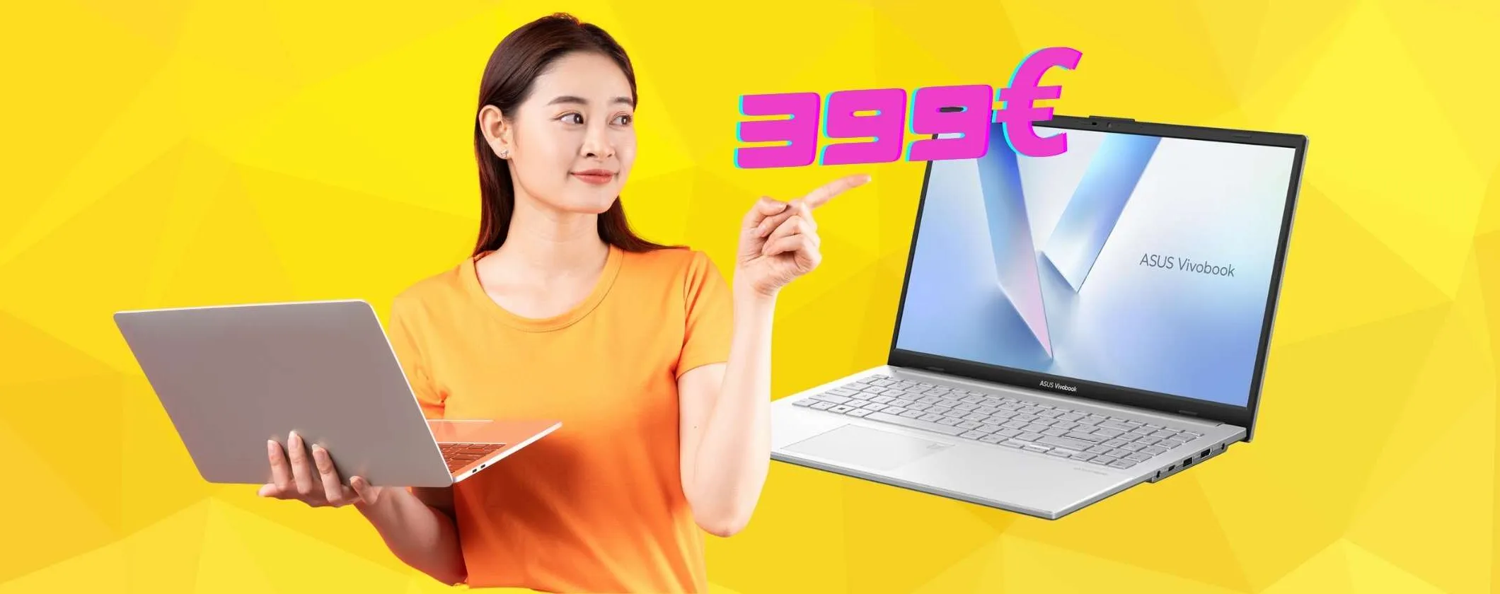 ASUS Vivobook Go 15: minima spesa per un grande portatile con Ryzen 3