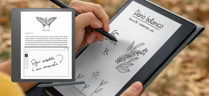 Kindle Scribe arriva su Amazon ed è MERAVIGLIOSO: leggi, scrivi e crei