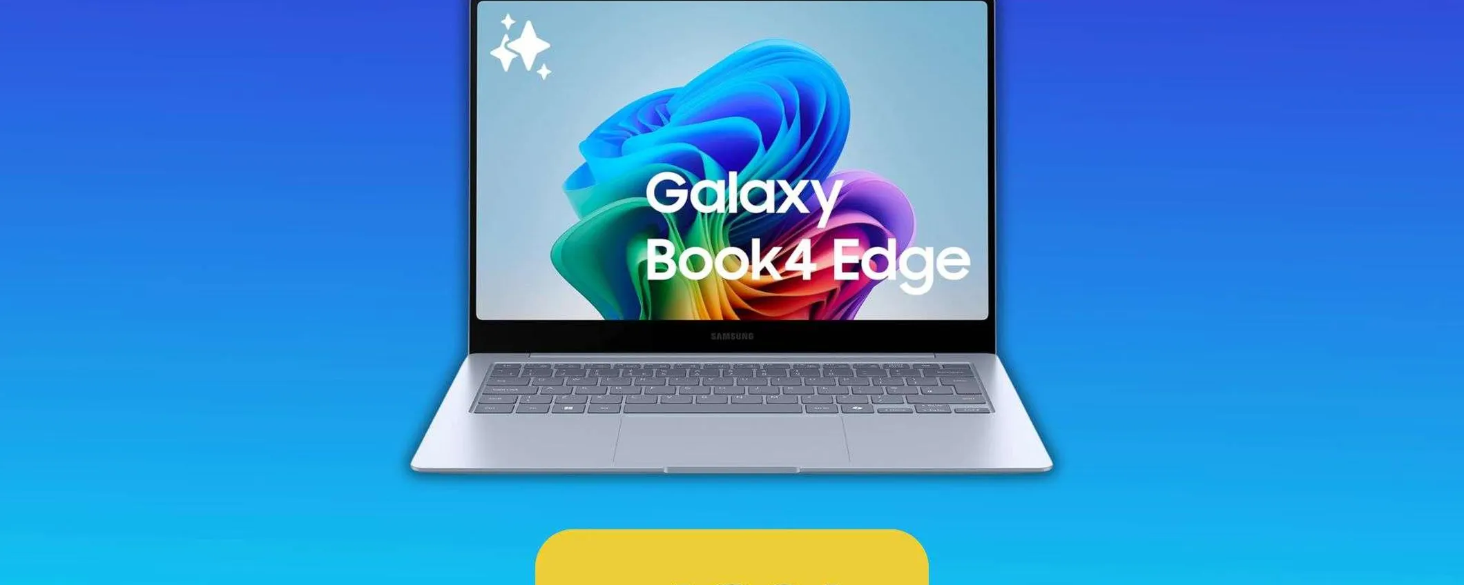 Samsung Galaxy Book 4 Edge: il laptop premium in super sconto su Amazon