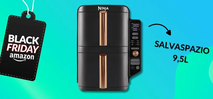 Ninja Double Stack XL tra le più acquistate del Black Friday, unica (-24%)