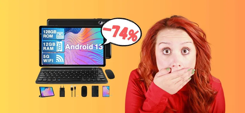 Yestel: tablet da 10 pollici con Android 13 tuo a SOLI 92€, WOW