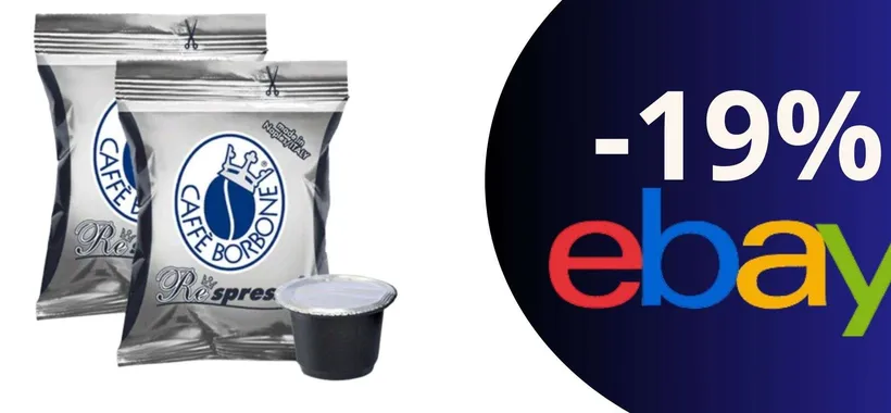 400 capsule di Borbone Nera: gusto intenso a meno di 0,15€ l'una. Offerta limitata!
