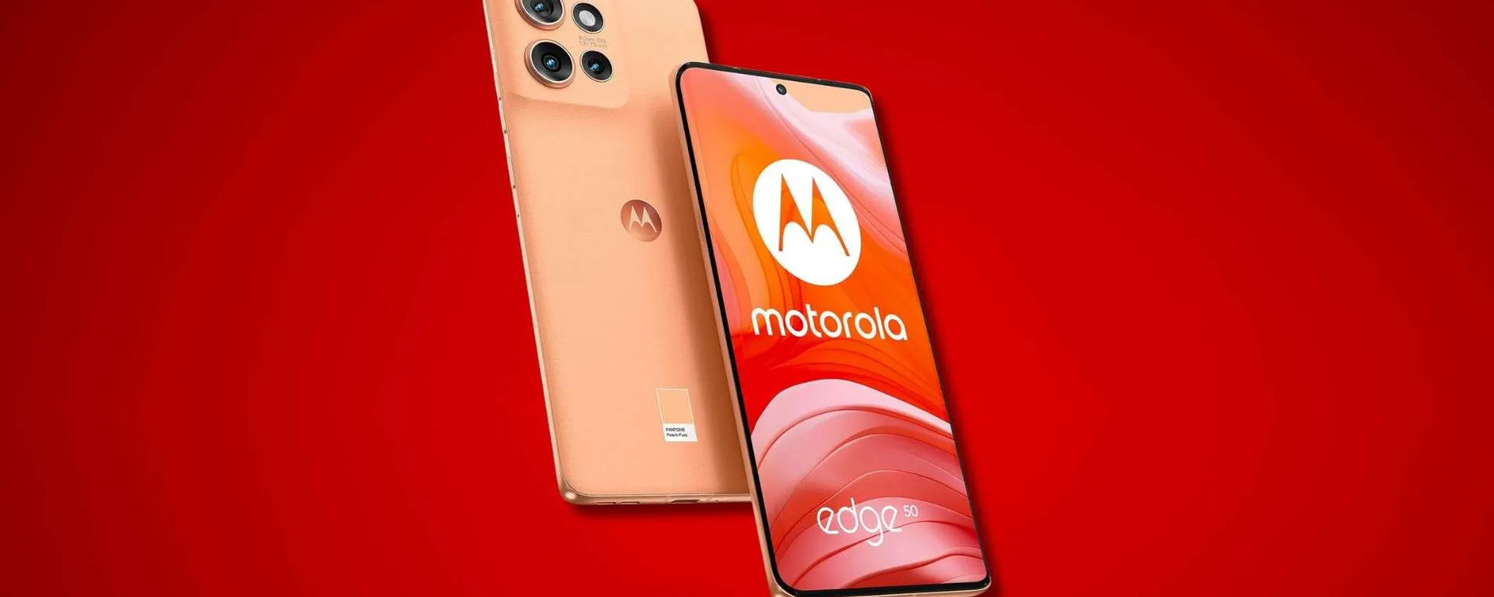 Motorola Edge 50: prestazioni elevate e design raffinato in offerta su Amazon