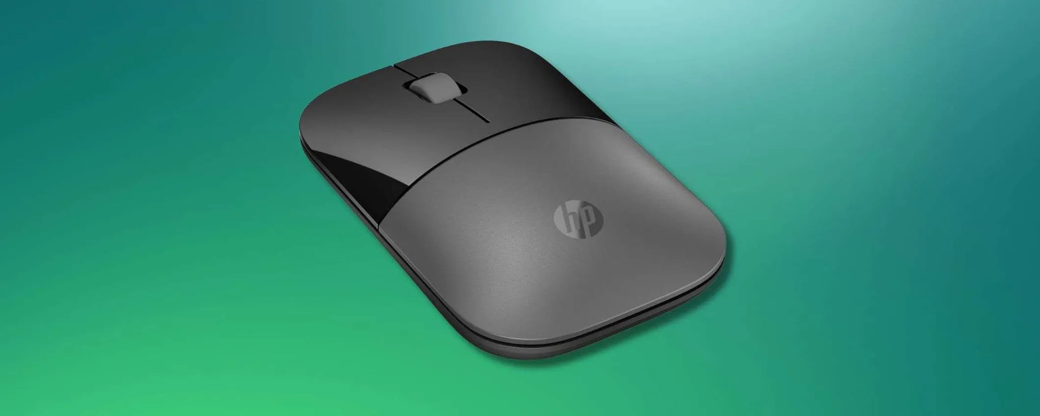 HP Z3700 a 12,29€ (-47%): mouse wireless elegante e ultra compatto