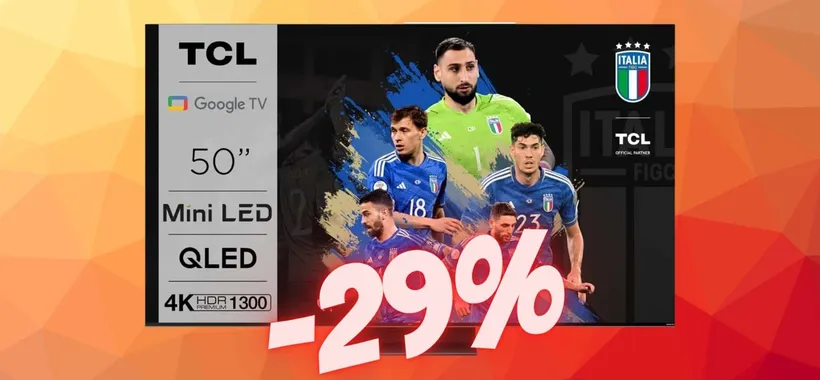 Smart TV TCL da 50" a 50€ al mese SENZA INTERESSI solo su Amazon