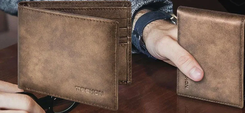 Portafogli extra lusso con ANTIFURTO a prezzo BOMBA su Amazon (10€)