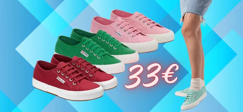 Le Superga in OFFERTA su eBay a PREZZO da NON CREDERE (solo 33€)