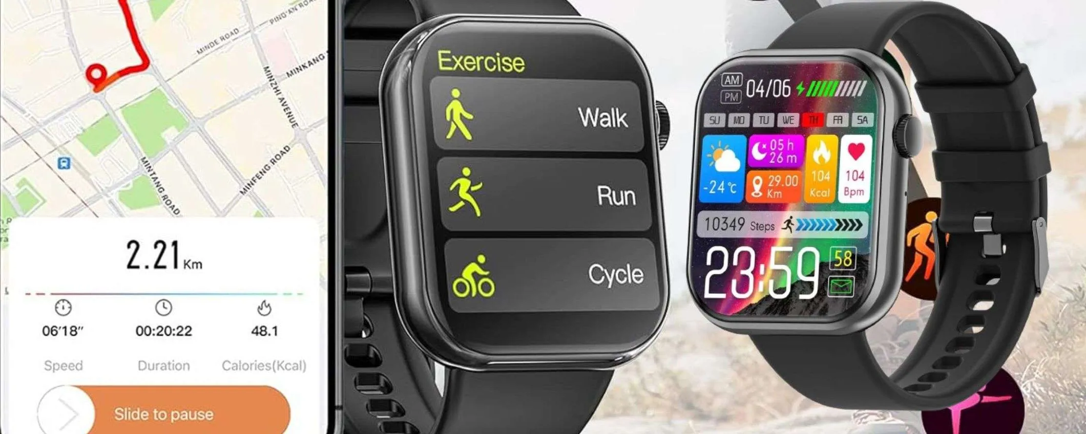 Non uno smartwatch, ma un PC da polso a 17€: 140 sport, salute e notifiche
