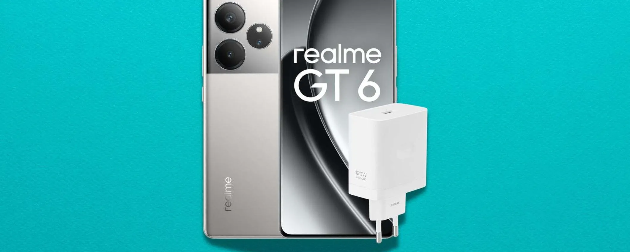 realme GT6 5G: potenza e ricarica ultraveloce a 441,13€ su Amazon