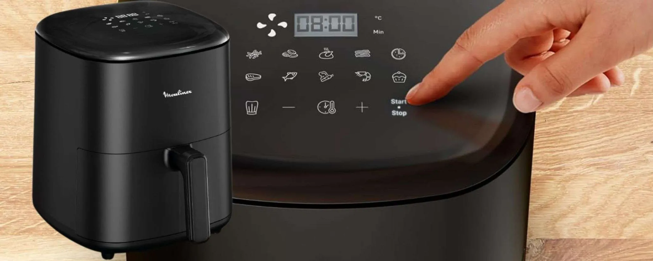 Moulinex: friggitrice ad aria XL 10 in 1 a prezzo BOMBA in promo lampo (79€)