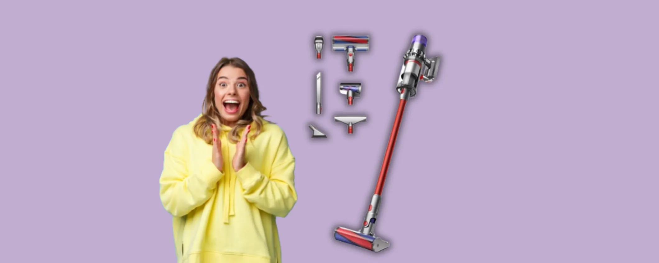 L'aspirapolvere senza filo Dyson V11 Fluffy a 399 euro? Sì, grazie!