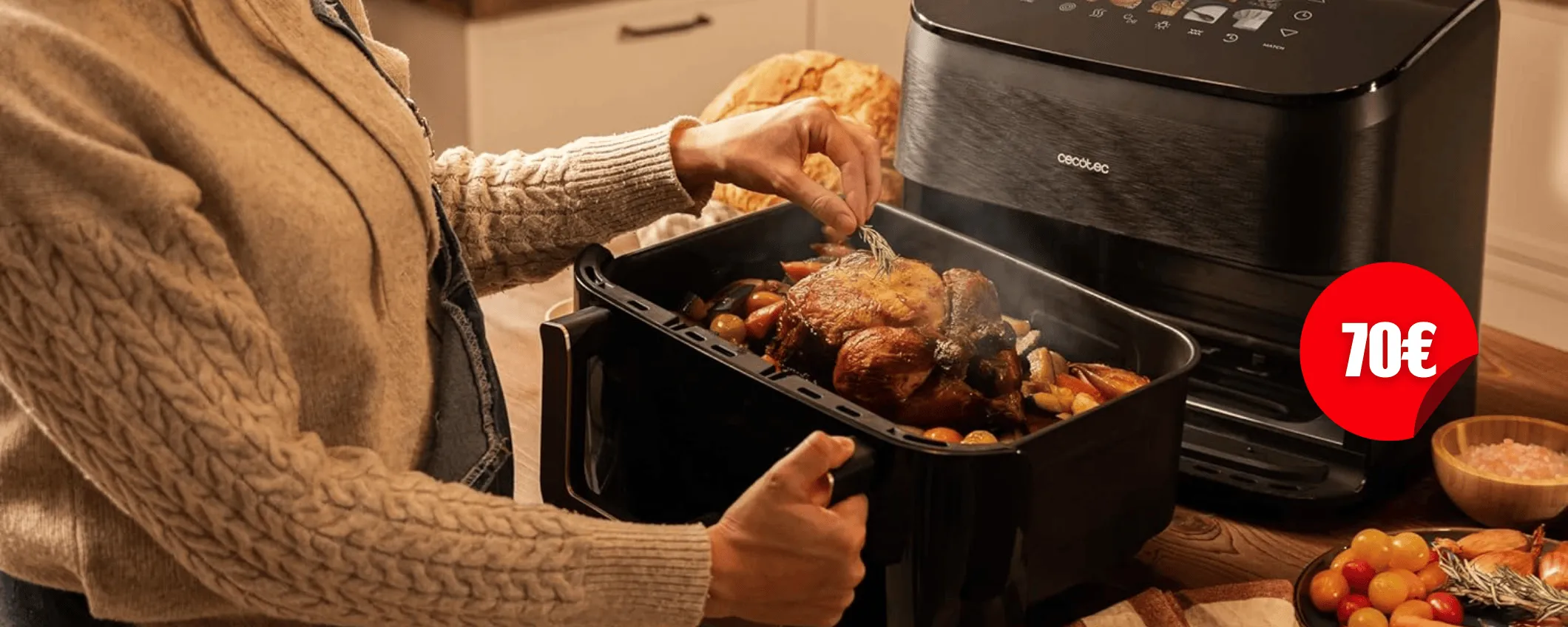 Cecotec riscrive le regole con la sua Airfryer COLOSSO da 10L a 70€