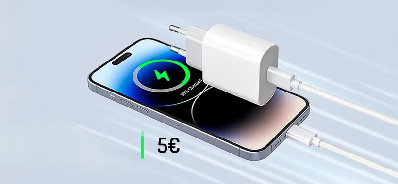 iPhone 14 dura una vita con questo caricabatterie USB C a 5€