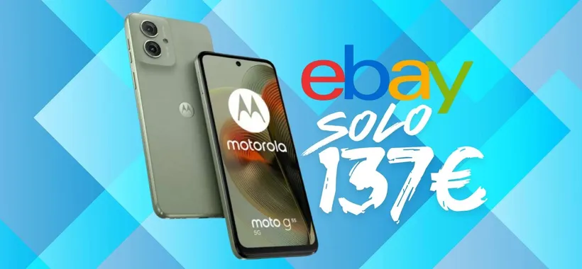 Motorola Moto G55 5G da 256GB è su eBay a soli 137€, un vero affare