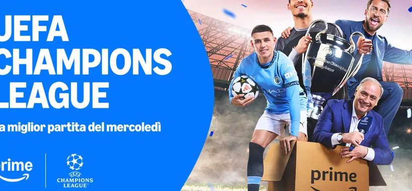 Champions League: Amazon annuncia la prossima partita trasmessa su Prime Video