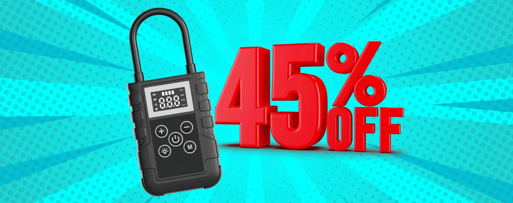 Mini compressore portatile: l'acquisto intelligente per non  rimanere a piedi (-45%)