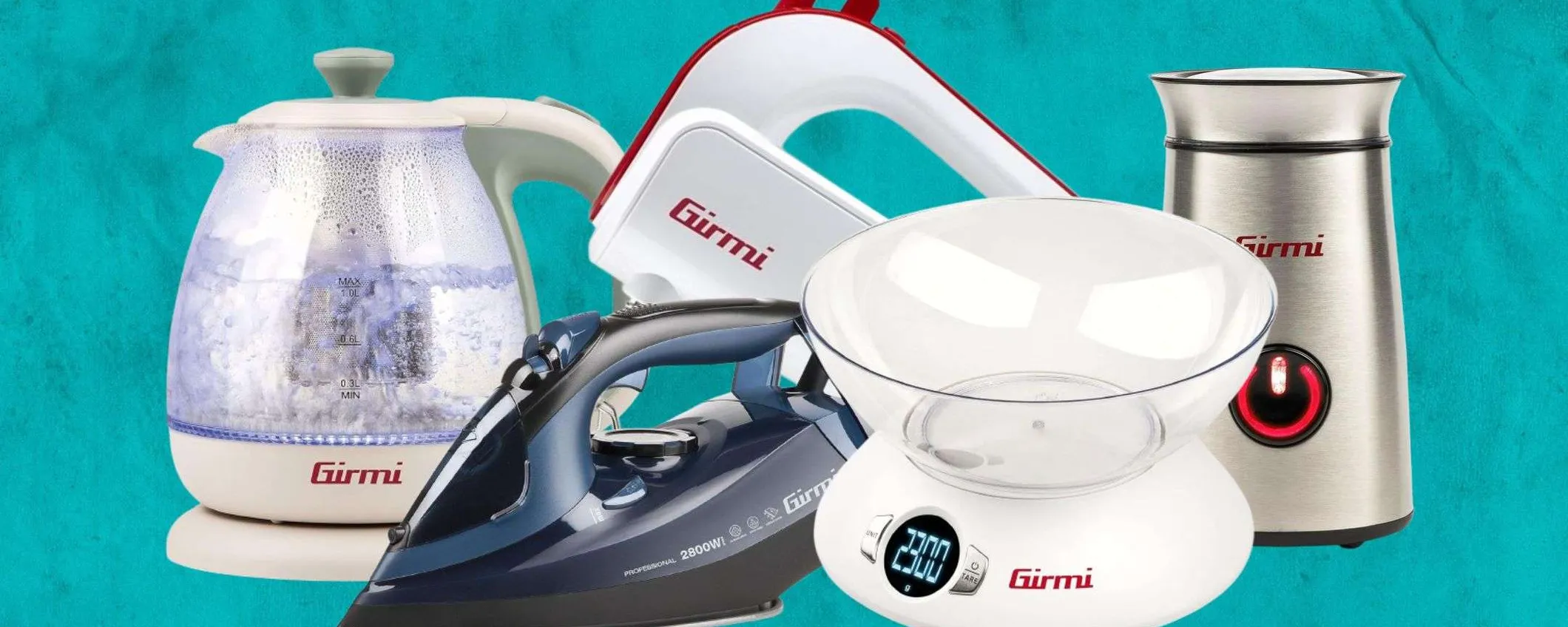 Girmi SVUOTATUTTO su Amazon: tanti elettrodomestici da 11€ a meno di 35€