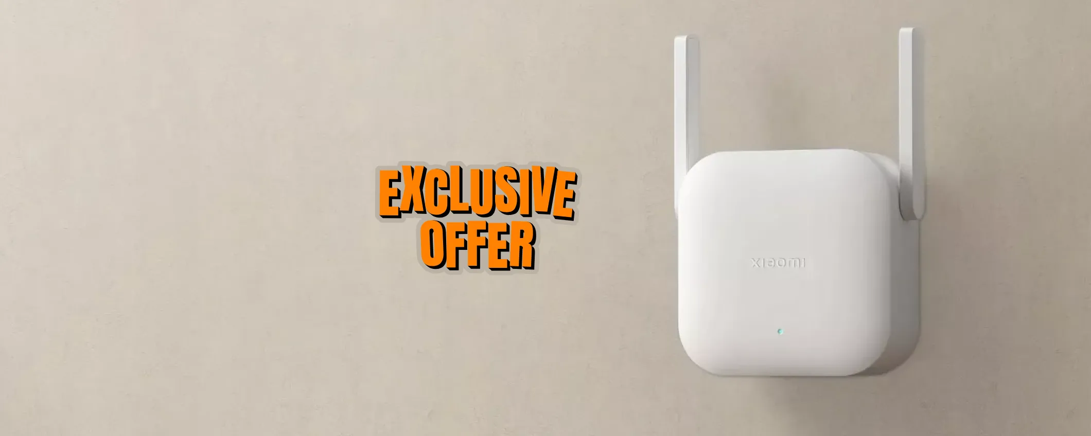 Xiaomi Mi Wi-Fi Range Extender per godere internet ovunque