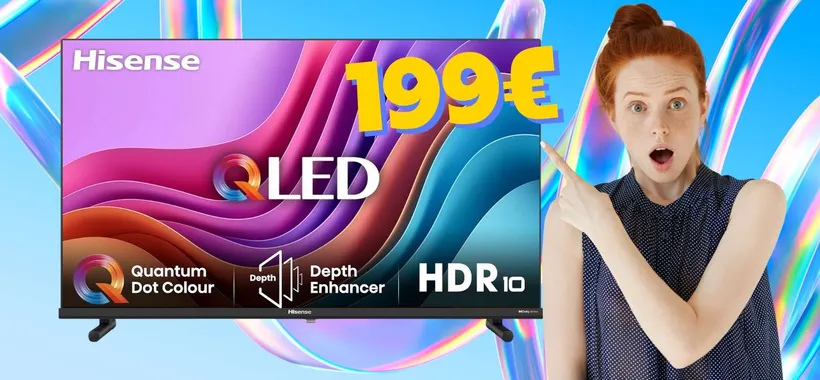 Smart TV Hisense QLED da 32 pollici a soli 199€ su Amazon (best buy)