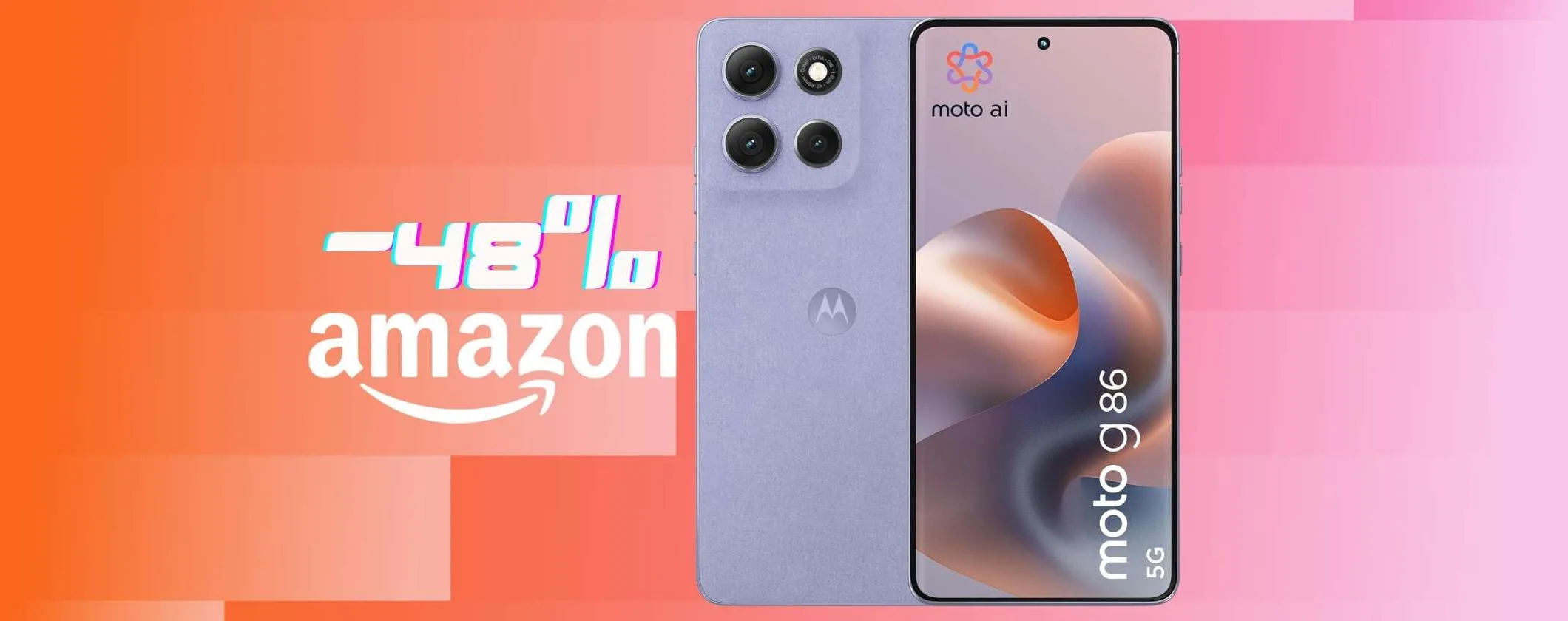 Motorola moto g86 (8/256GB) ha prestazioni eccellenti e costa pochissimo
