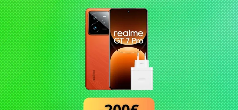 realme GT 7 Pro 5G già in offerta a 799€ (invece di 999€): Snapdragon 8 Elite e super fotocamera
