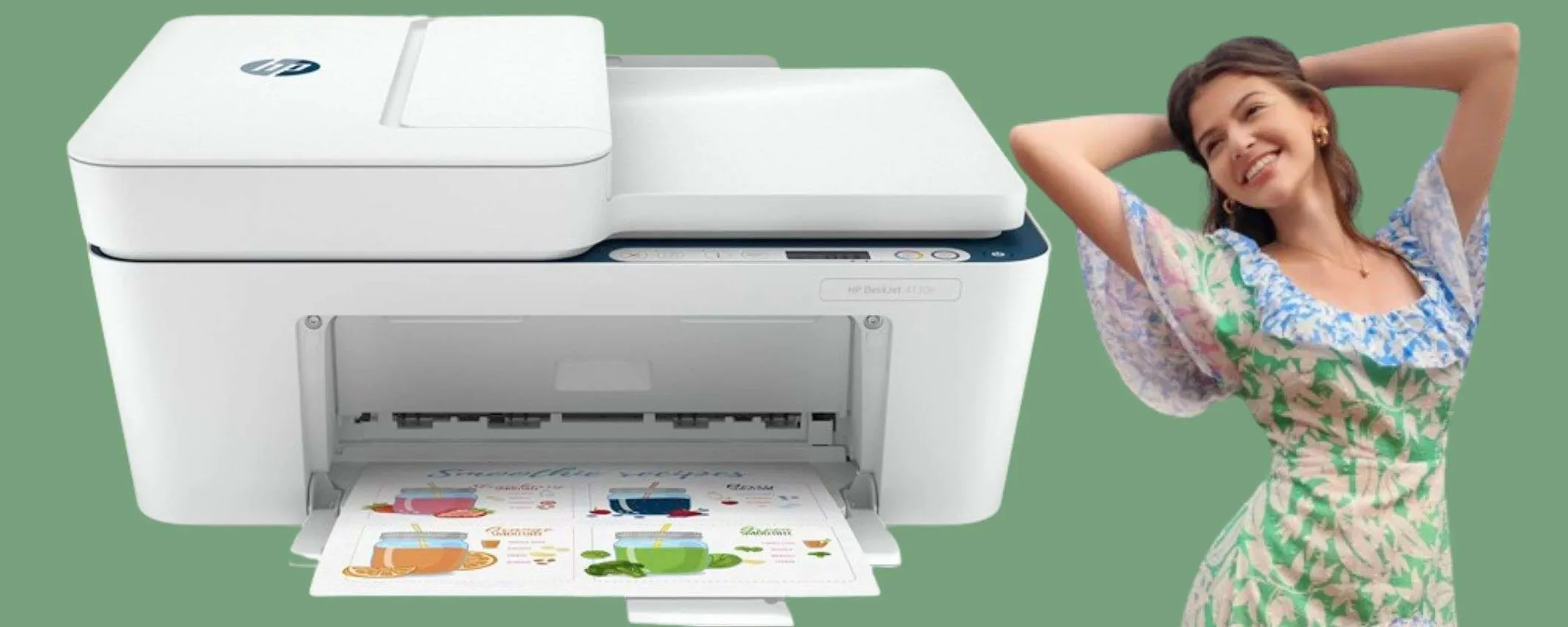 Stampante multifunzione HP DeskJet 4130e a soli 59,99€ con il Fuoritutto Unieuro