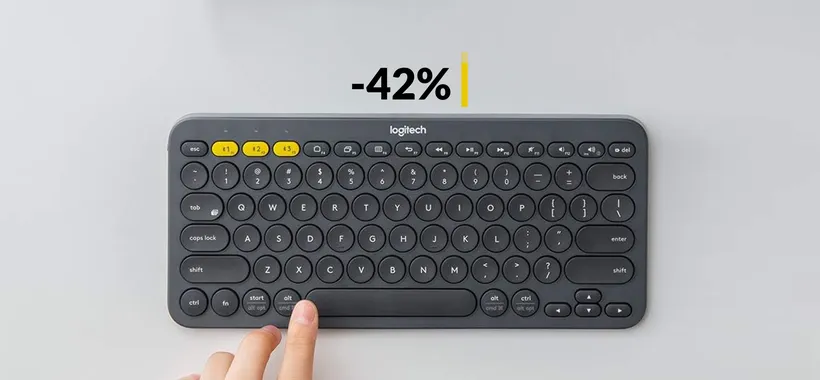 Tastiera Logitech multi-dispositivo: il prezzo crolla ad appena 34€