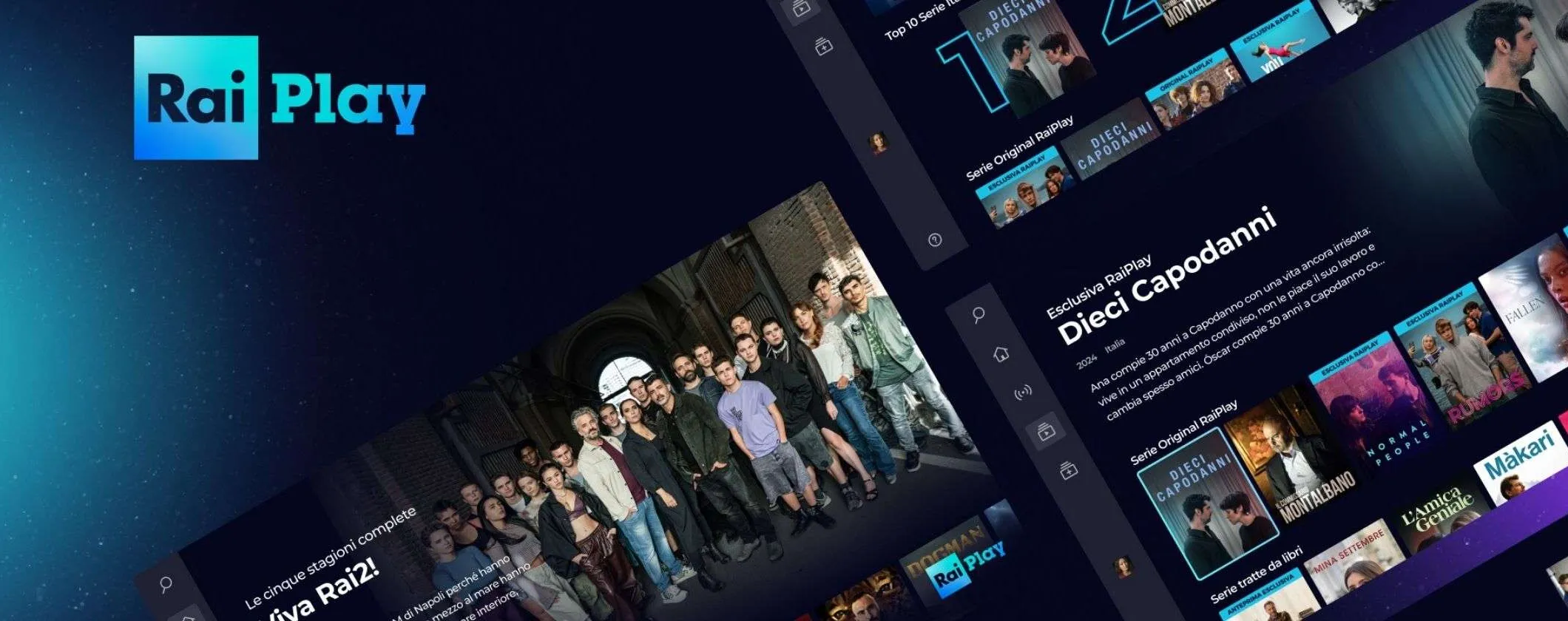 RaiPlay: la top 10 di questa settimana, tantissimi contenuti gratis