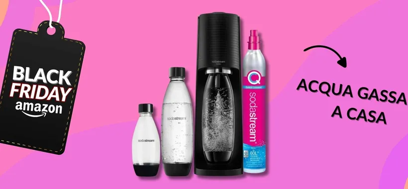 SodaStream Terra: acqua e bibite gassate infinite con 59€