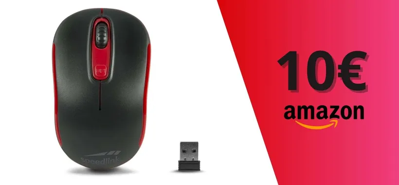 Mouse Wireless Speedlink CEPTICA a soli 10€ con sconto del 10%!