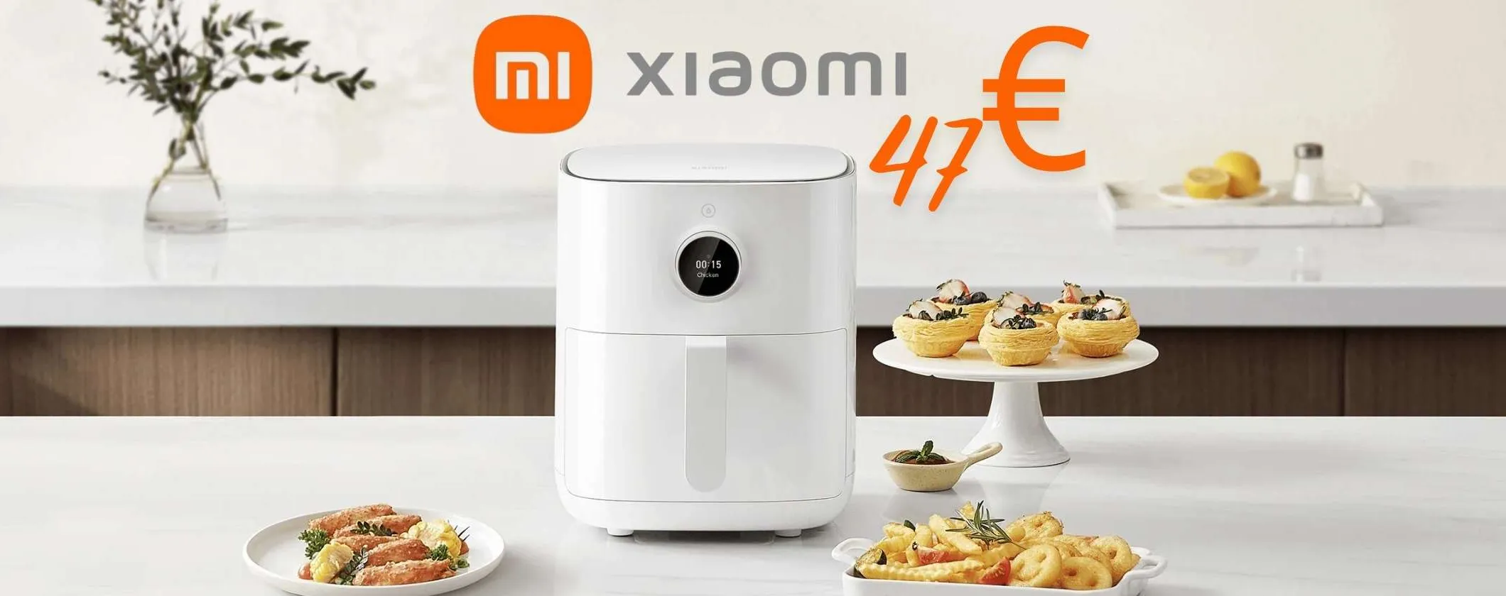 Xiaomi Smart Air Fryer da 4,5L: elegante, funzionale ed economica (47€)