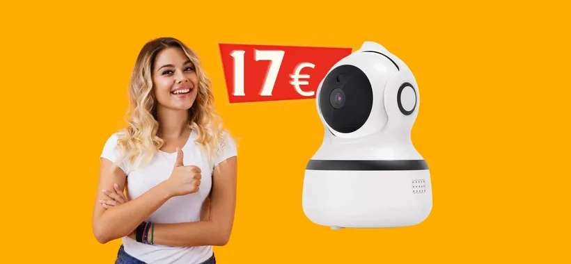 Telecamera di sicurezza WiFi a prezzo RIDICOLO, 17€ circa ed è tua