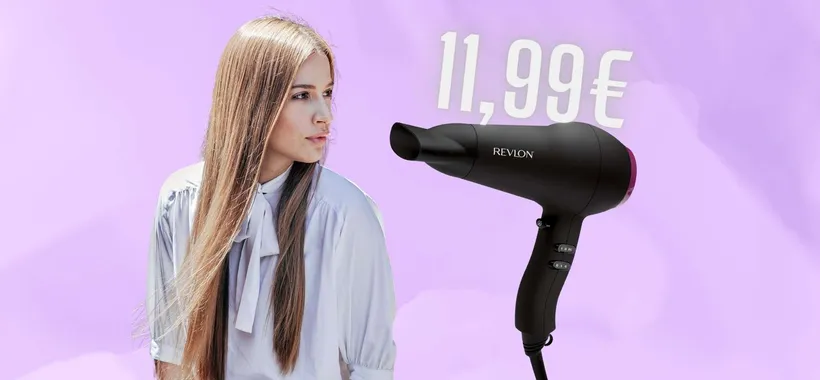 Piega perfetta e asciugatura veloce con questo Phon a soli 11,99€