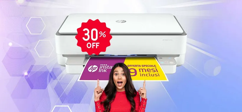 Bastano 79€ per la Stampante Wifi HP Envy 6030e: SOLO SU AMAZON