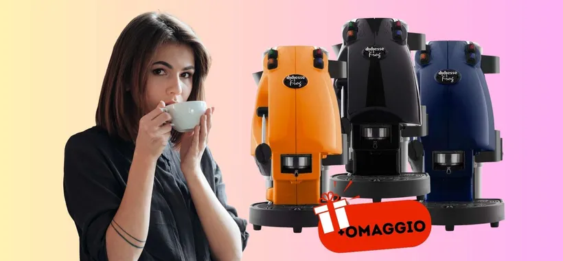 DIDIESSE Frog Revolution con cialde in omaggio per un caffè come al bar