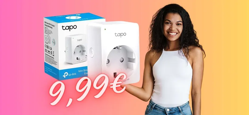 Casa intelligente con la presa Smart Tapo P110 a SOLI 9,99€