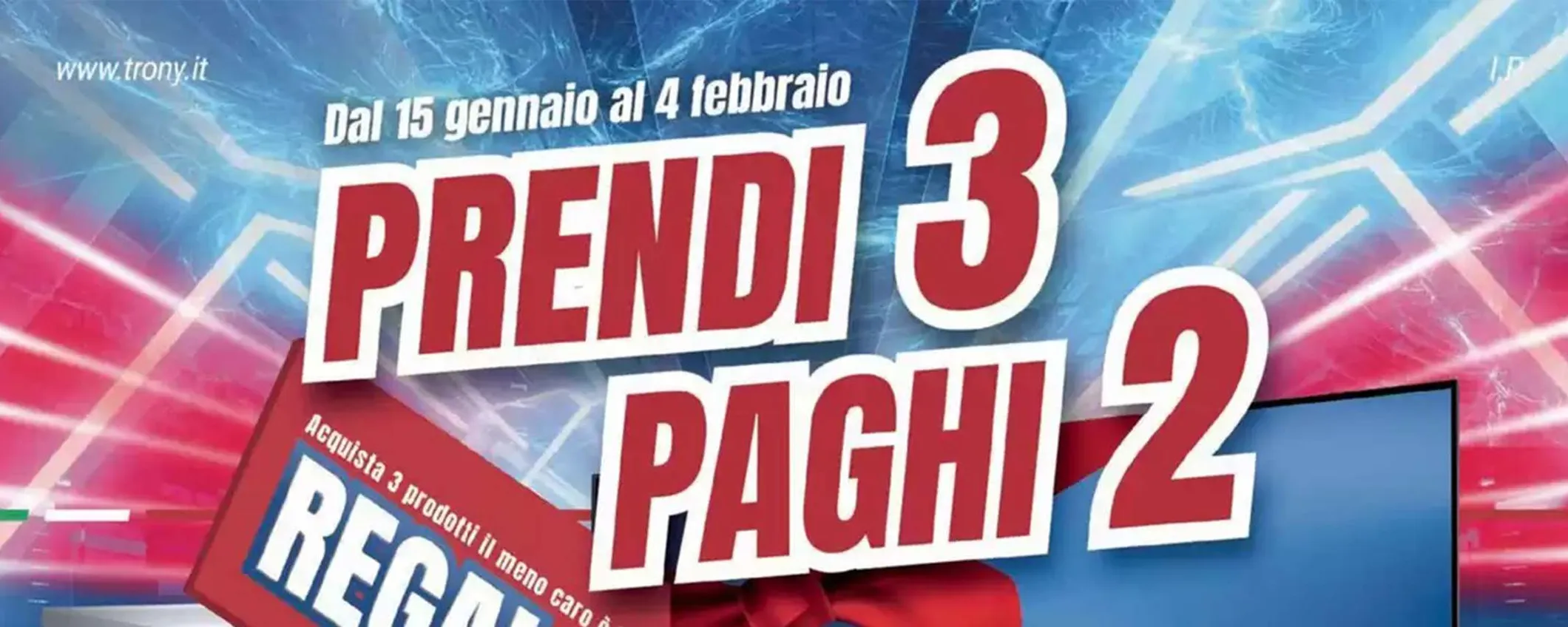 Volantino Trony, torna la promozione 