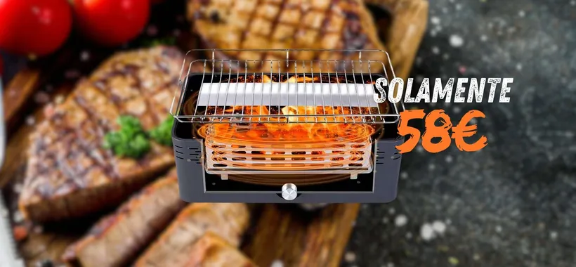 Griglia senza affumicare i vicini con il Barbecue ZERO FUMO a 58€
