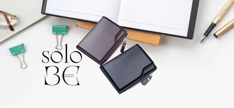 Bellissimo Mini Portafoglio per contanti, 13 carte e monete a 3€