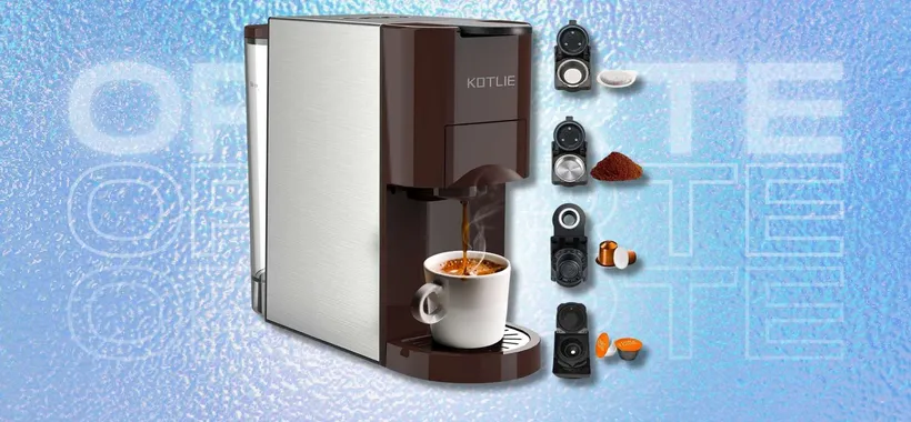 Macchina Caffè 4in1: usi qualsiasi formato, IMPERDIBILE e innovativa