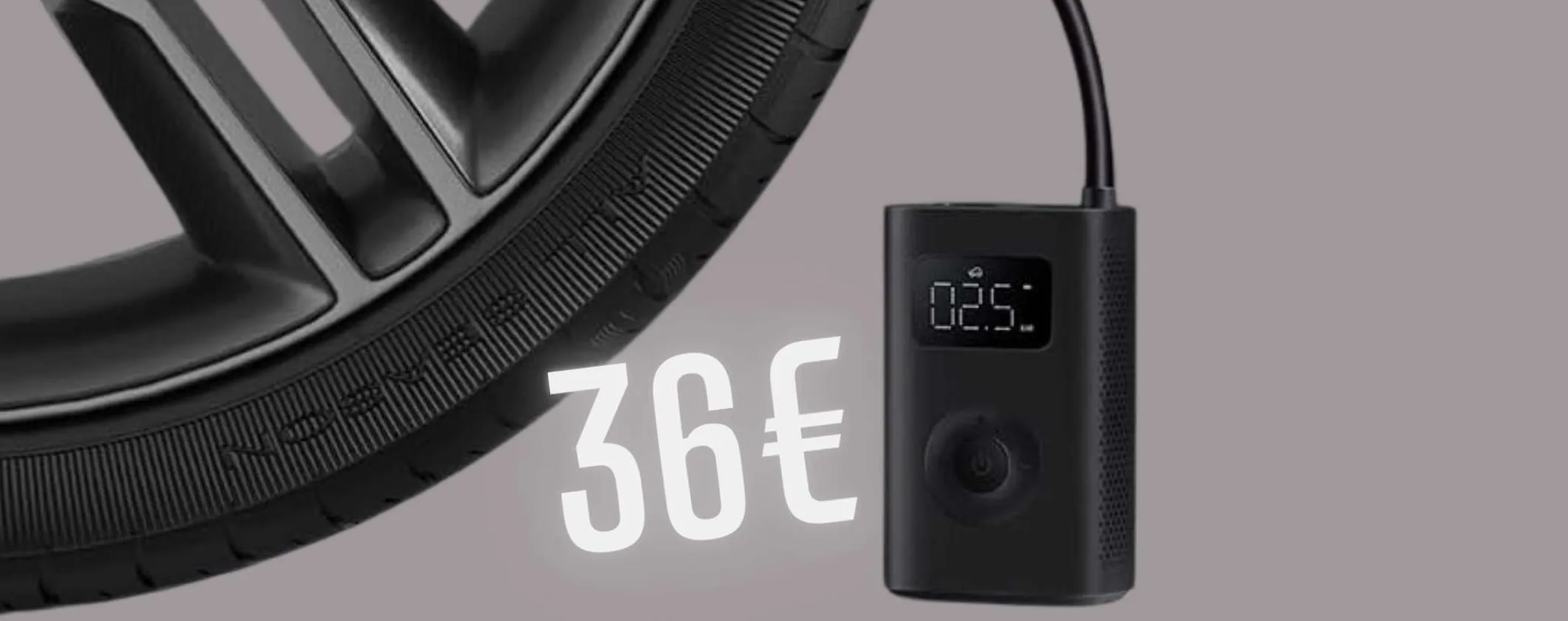 Offerta bomba su Amazon per l'utilissimo compressore portatile Xiaomi (36€)