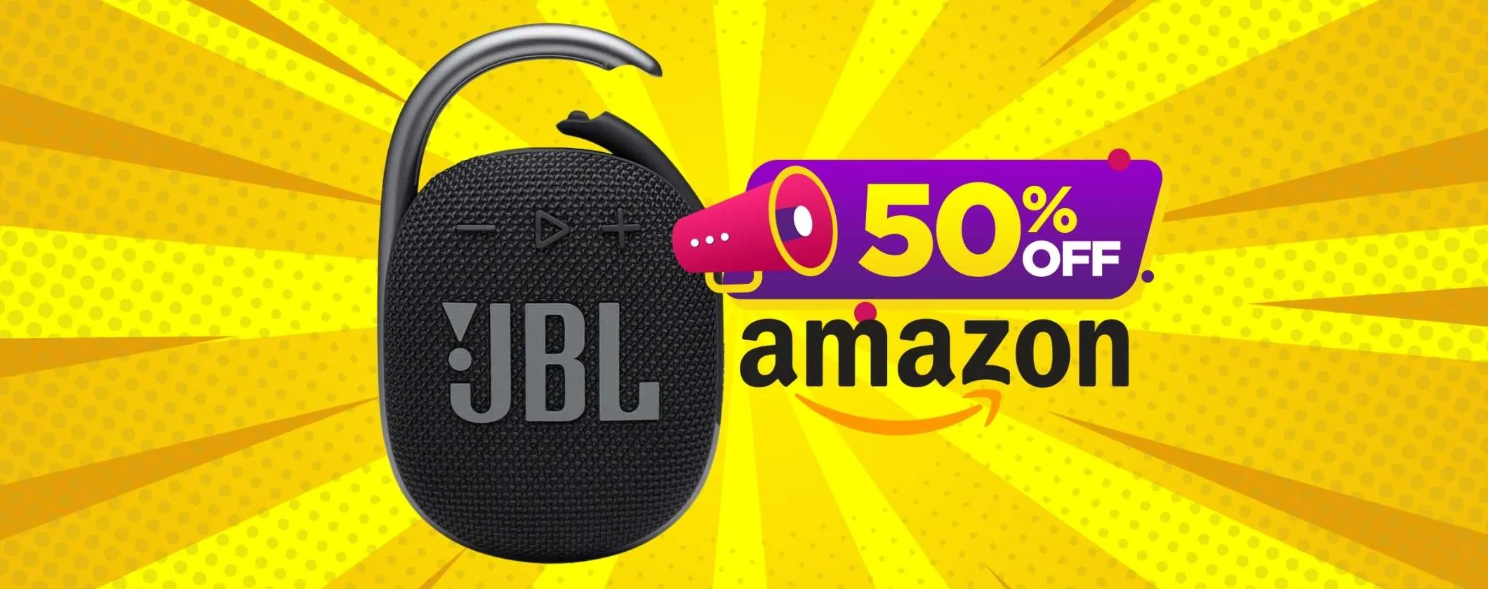 JBL CLIP 4: lo speaker Bluetooth più apprezzato in sconto al 50%