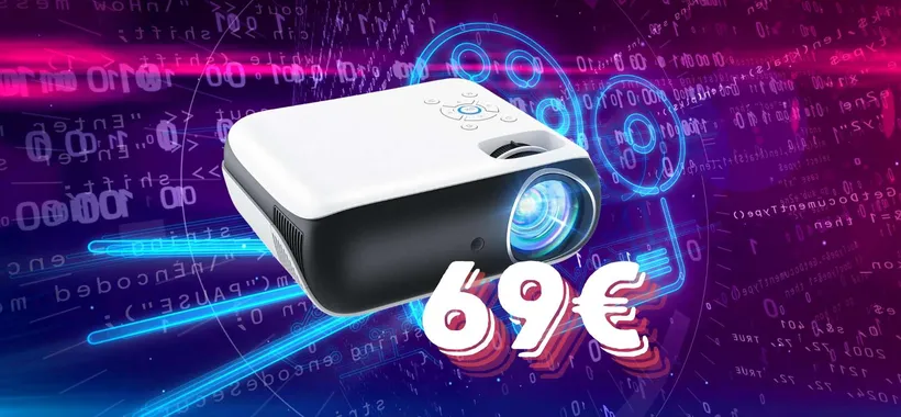 Mini proiettore portatile Bluetooth FHD e trasformi il salotto in un cinema