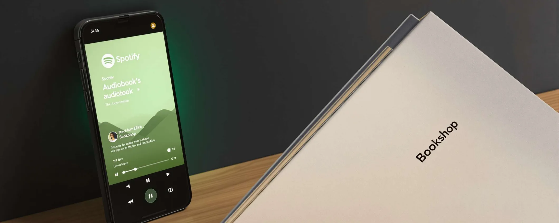 Spotify lancia le Audiobook Charts e integra vendite fisiche con Bookshop