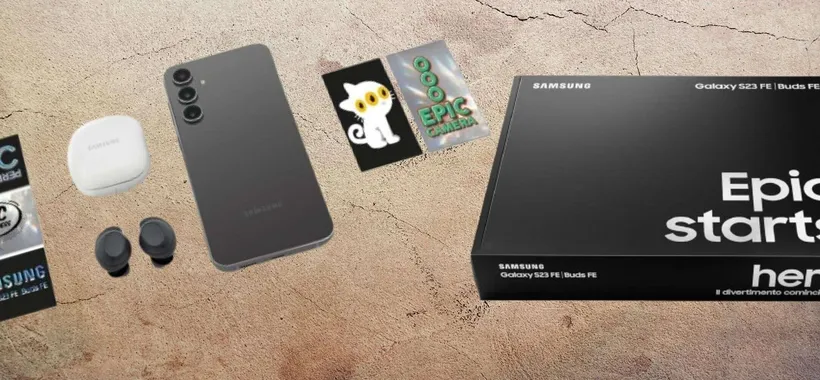 Samsung Galaxy S23 FE in MEGA SCONTO con Galaxy Buds FE in OMAGGIO (Amazon)
