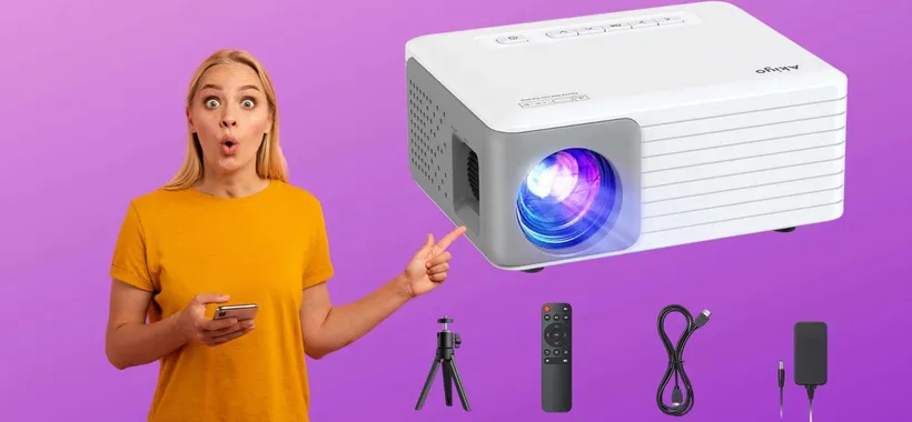 Porta il cinema ovunque con questo mini proiettore: SUPER PROMO Amazon a 59,99€