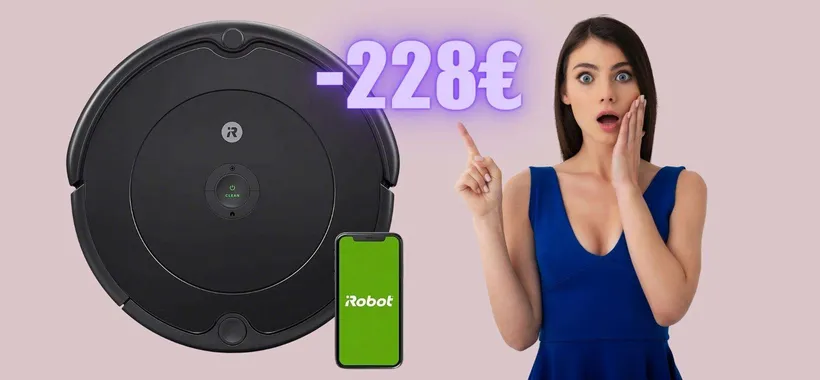 iRobot Roomba 692 ricondizionato con garanzia 1 anno a 228€ in MENO