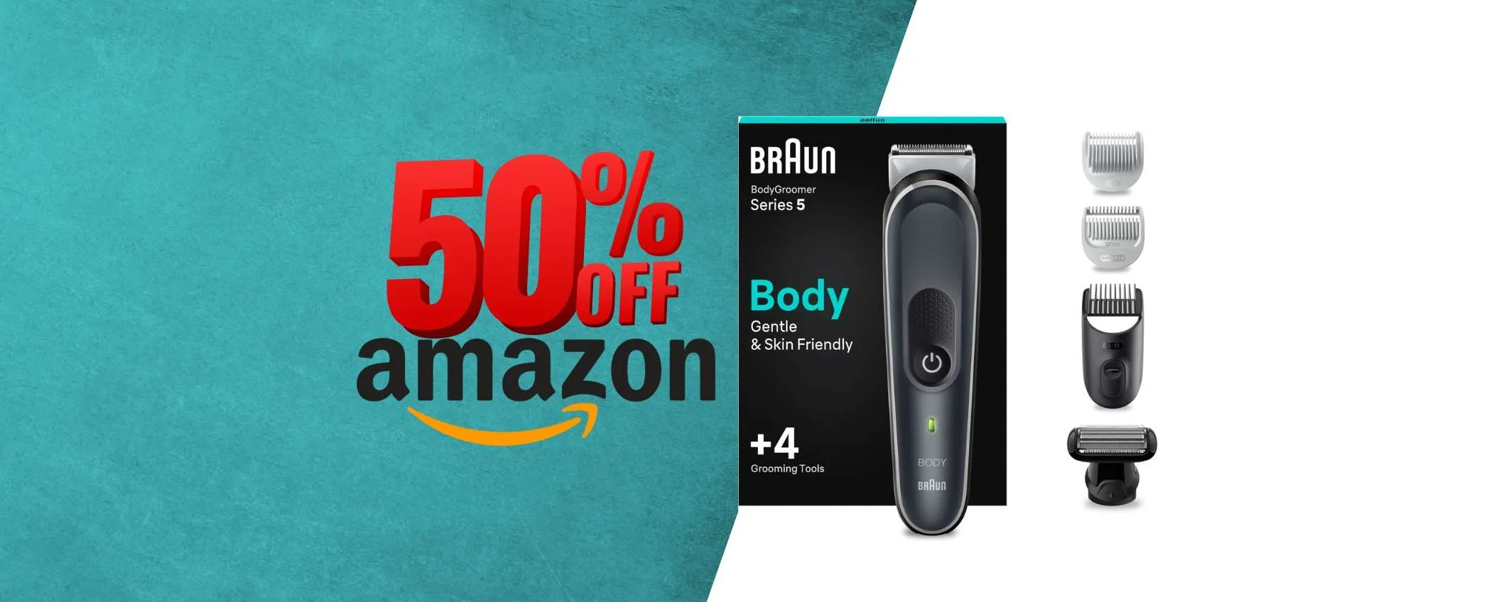 Braun Bodygroomer Series 5: rade le zone sensibili del corpo senza irritazioni