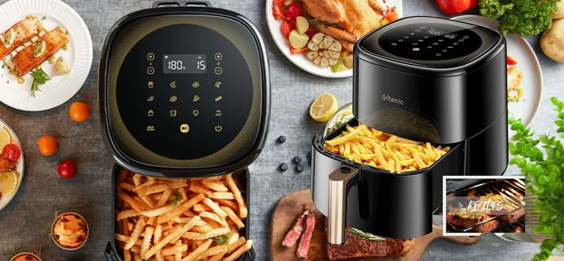 Friggitrice ad aria smart GIGANTE, 100 ricette: offertona Amazon